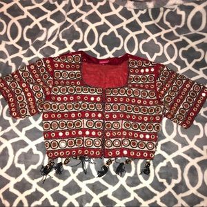 ❌ SOLD ❌ Traditional Indian Top & scarf